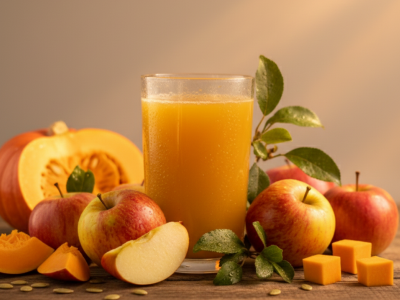 Крафтовий яблучно-гарбузовий сік прямого віджиму