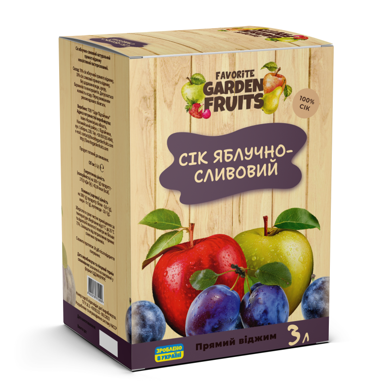 APPLE-PLUM juice direct-pressed 3 liters