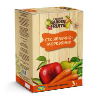 Сік ЯБЛУЧНО-МОРКВЯНИЙ прямого віджиму 3 літри